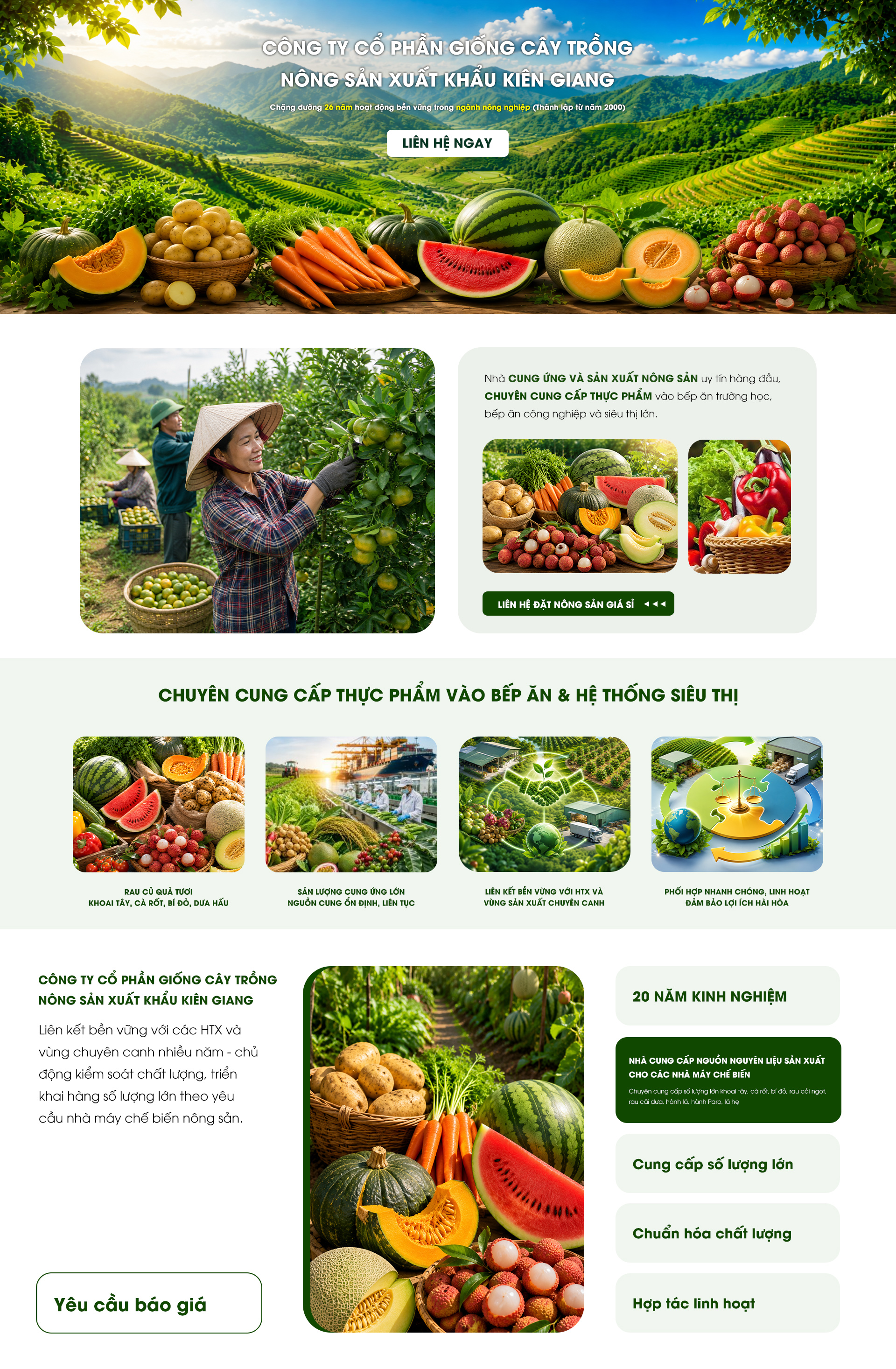 CÔNG TY CP GIỐNG CÂY TRỒNG - NÔNG SẢN XUẤT KHẨU KIÊN GIANG